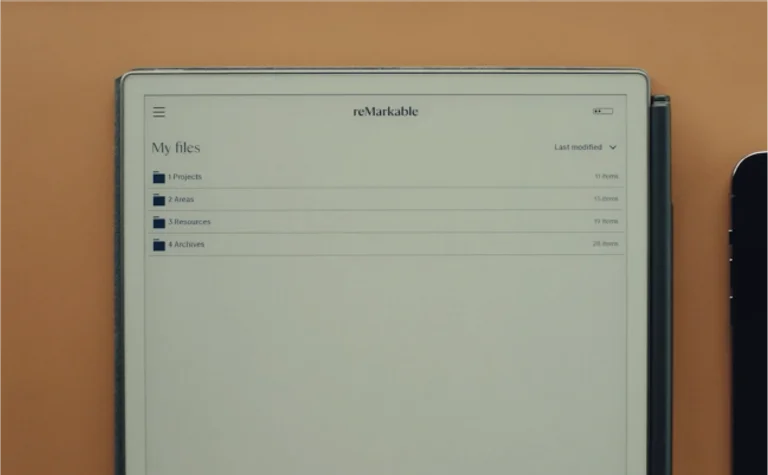 Organize all your files into four folders
