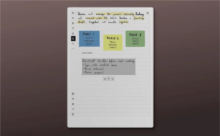 How to use the selection tool on reMarkable